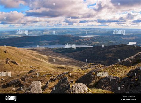 A View From Ben Ledi In Callender Scotland Stock Photo Alamy