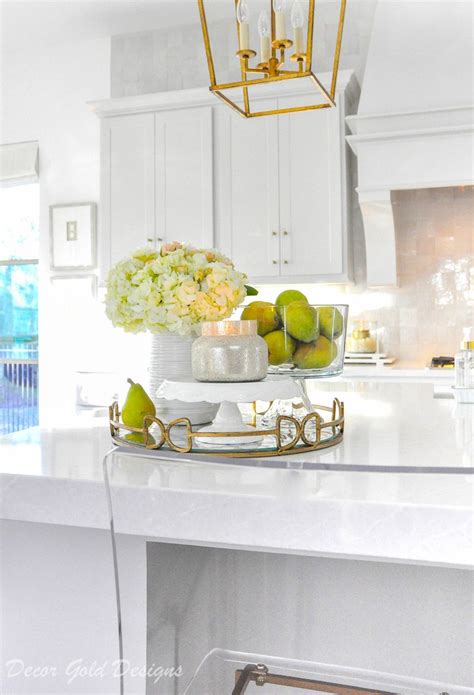 Ideas For Kitchen Counter Styling Decor Gold Designs Kitchen