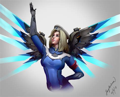 Mercy And Combat Medic Ziegler Overwatch And More Drawn By Jowy