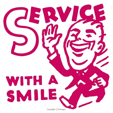 Service With A Smile Illustrations Unique Modern And Vintage Style Stock Illustrations For