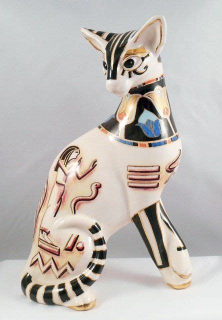 Rare Large Paul Cardew Cool Catz Collection Egyptian Cat 8 Inches