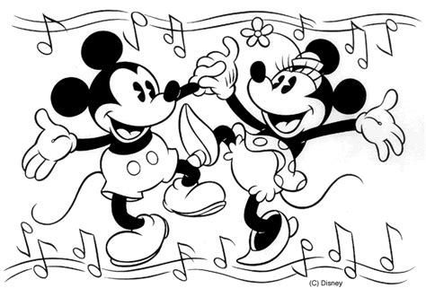 Belajar Mewarnai Gambar Mickey Mouse Dan Minnie Mouse Untuk Anak