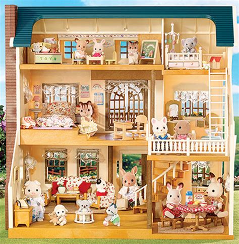 Calico Critters Deluxe Village House Fat Brain Toys