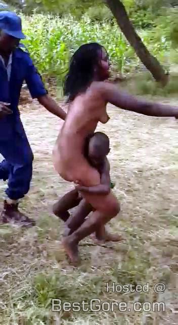 Naked Black Women With Floppy Tits Being Forcibly Taken By