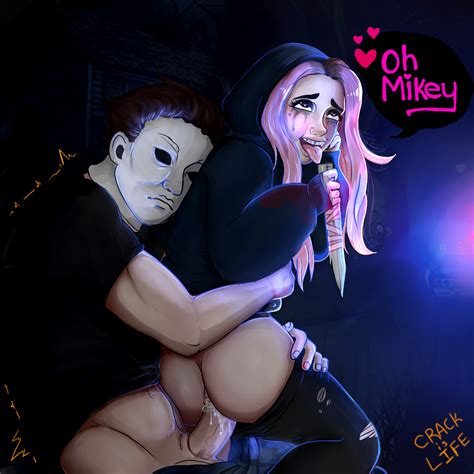 Rule 34 Braces Cum In Pussy Dead By Daylight Dialogue Knife Michael Myers Penetration Pink