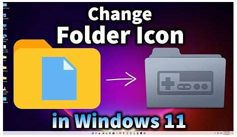 How to Change your Windows 11 Folder Icons - YouTube