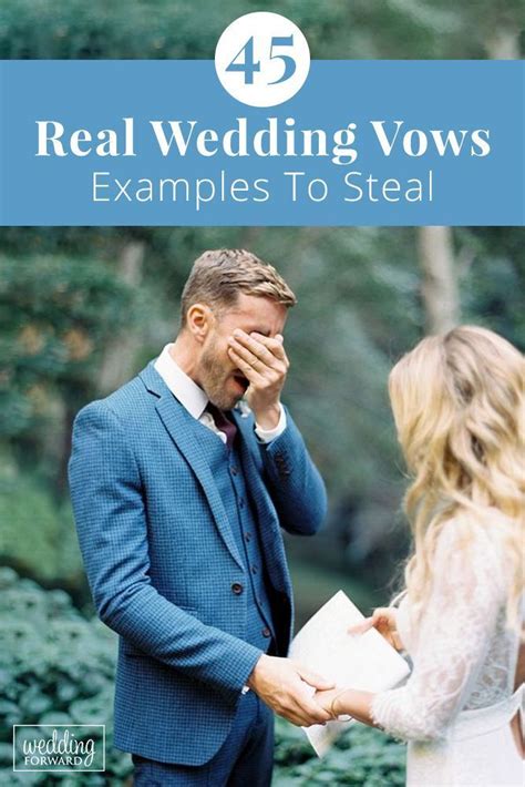 Real Wedding Vows Examples To Steal Wedding Vows This Can Be Tough We Have Some Vows