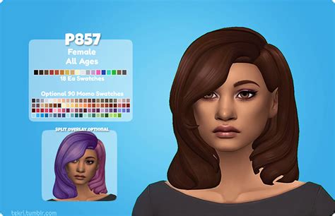 Sims 4 Split Dye Hair Cc Male Female Fandomspot