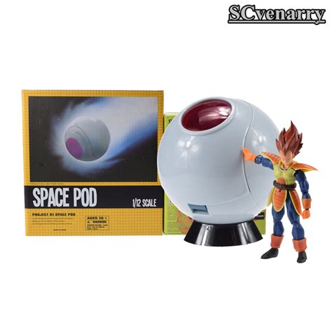 Dragon Ball Saiyan Space Pod With Vegeta Pvc Action Figure Toy