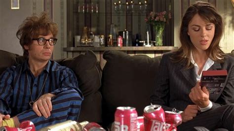 The Soda Cans Tab Of Mike Myers And Elizabeth Hurley In Austin Powers