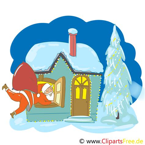 Grab yourself some adorable hand drawn houses clipart, perfect for logos, invitations. Haus in Schnee Clipart zu Weihnachten