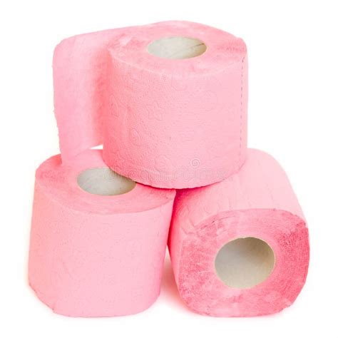 Pink Toilet Paper Stock Photo Image Of Clean Potty Soft 3697268