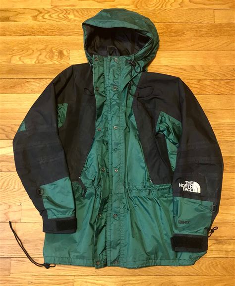 Vintage 90s The North Face Gore Tex Green Jacket Etsy