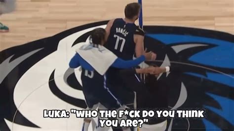 Full Captions Luka Doncic Trash Talks Andrew Wiggins After Poster Wants To Fight Curry