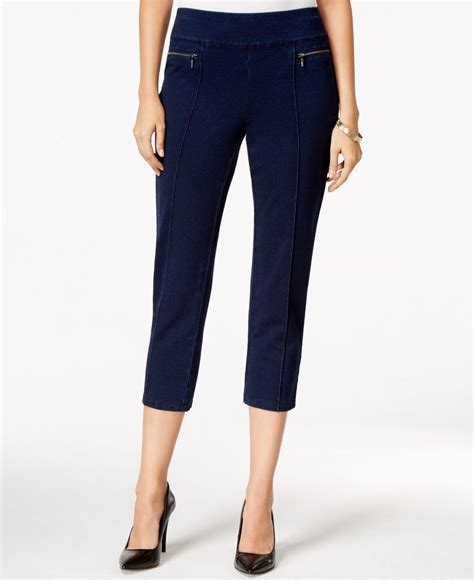 Style And Co Cotton Pull On Capri Pants Only At Macys In