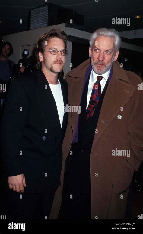 Mar 21 2006 Kiefer Sutherland And Father Donald Sutherland 1995