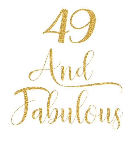 Women 49 Years Old And Fabulous 49th Birthday Party Graphic Greeting Card By Art Grabitees