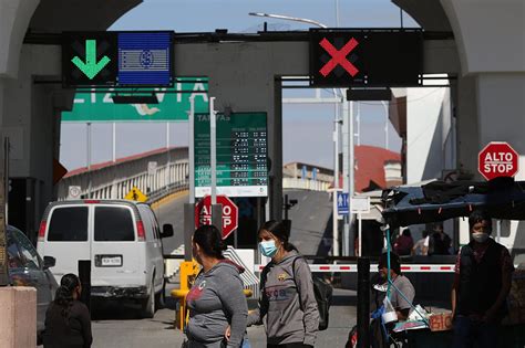Eeuu Reabrirá Su Frontera Con México A Personas Vacunadas N
