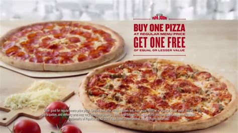 Papa John S Tv Commercial Buy One Get One Ispot Tv