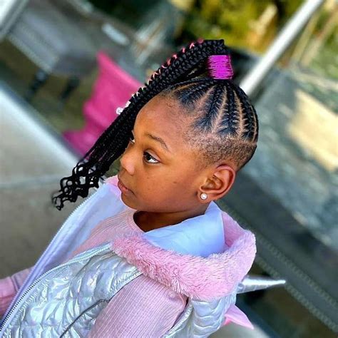All you need to do is get the braided sections of hair in a bun and secure them on top, and you're done. 2019 Irresistible Braided Hairstyles for Kiddies | Kids hairstyles, Kids braided hairstyles ...