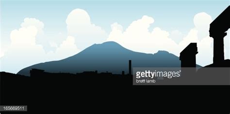 Clipart Volcano Pompeii