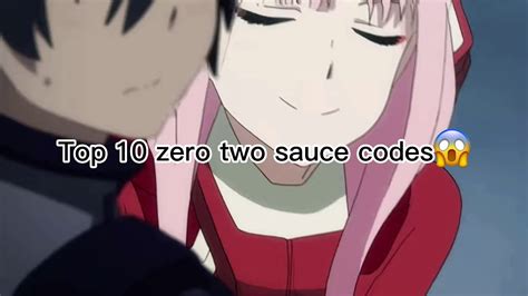 Zero Two Sauce Codes Youtube