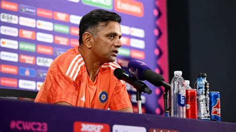 Tough To See Them Emotional Rahul Dravid Admits India Players Are