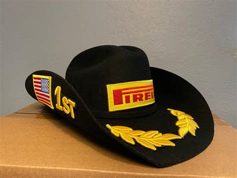 Pirelli Podium Cowboy Hat Austin Gp Etsy