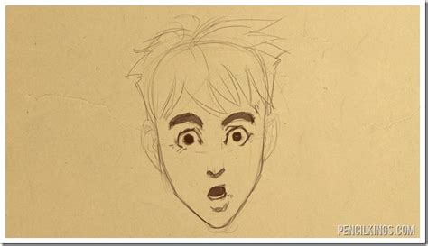 How To Draw A Surprised Face In Easy Steps