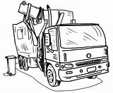 Garbage Truck Coloring Drawing Peterbilt Loading Mud Template Printable Sketch Getdrawings Drawings Adults Getcolorings Popular Colornimbus sketch template