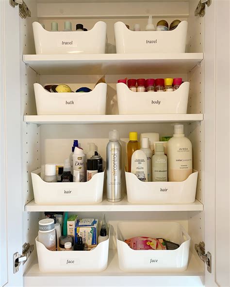 Organize Your Bathroom Back Stock Sort Toss The Old And Contain