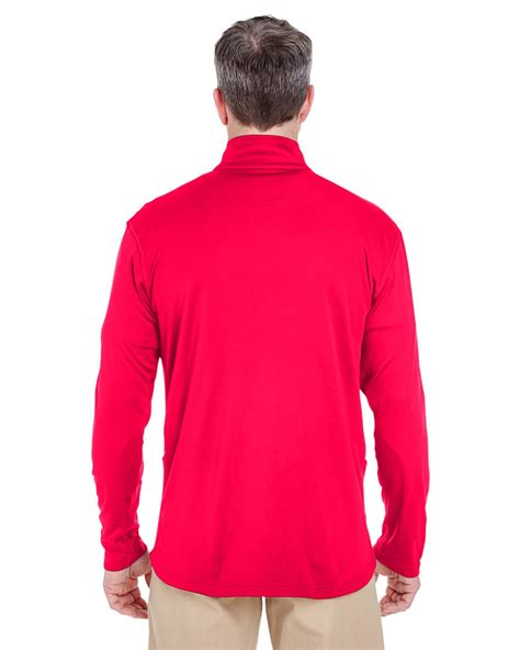 Ultraclub 8230 Mens Cool And Dry Sport Quarter Zip Pullover