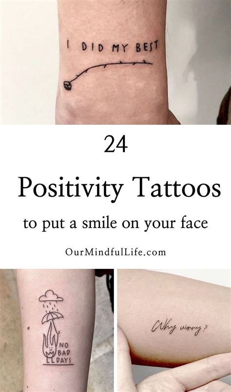 25 positivity tattoos that will put a smile on your face our mindful life in 2021 positivity