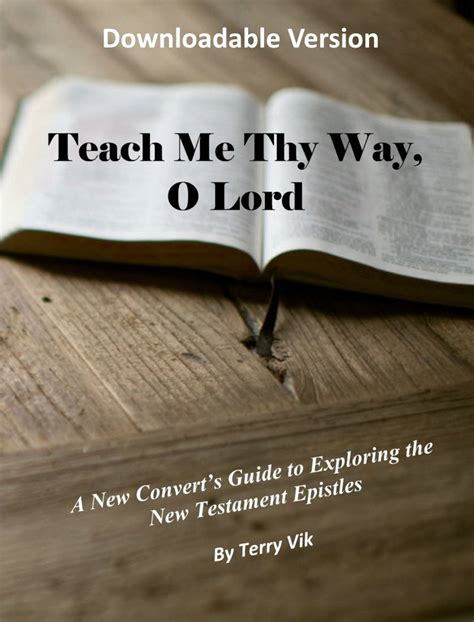 Teach Me Thy Way O Lord Fitly Spoken Ministry