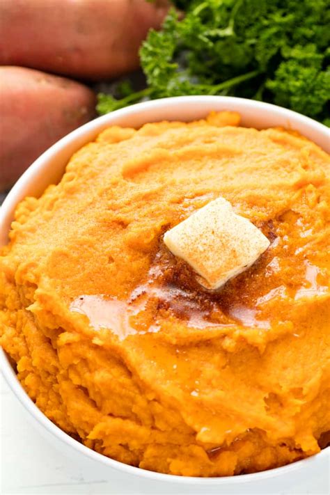 Cinnamon Honey Butter Mashed Sweet Potatoes Simplymeal