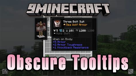 Obscure Tooltips Mod 1201 1193 Stylized Tooltips With Item