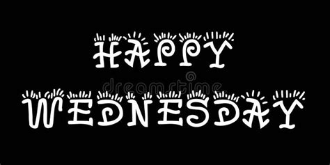 Happy Wednesday Vector Illustration Stock Vector Illustration Of