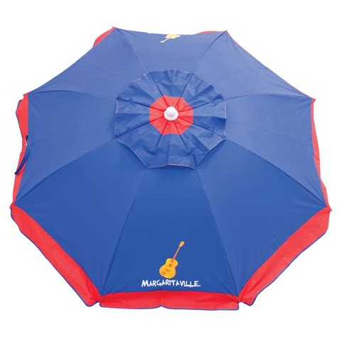 Rio Brands Hexagon Beach Umbrella With Sand Anchor Wind Vent And Tilt