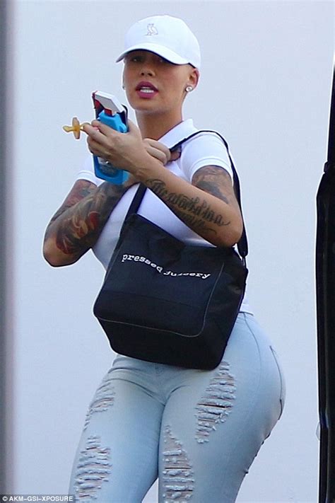 Amber Rose Steps Out In Tight Pants After Tyrese Gibson And Rev Run S