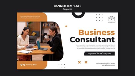 Free Psd Business Consultant Banner Template