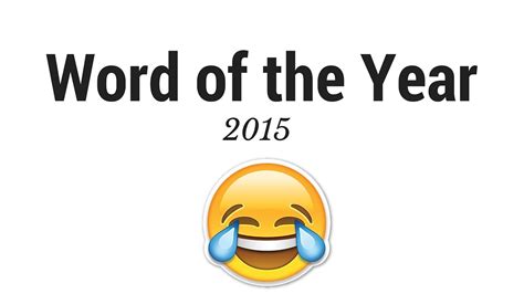Emoji Oxford Dictionaries Word Of The Year Youtube