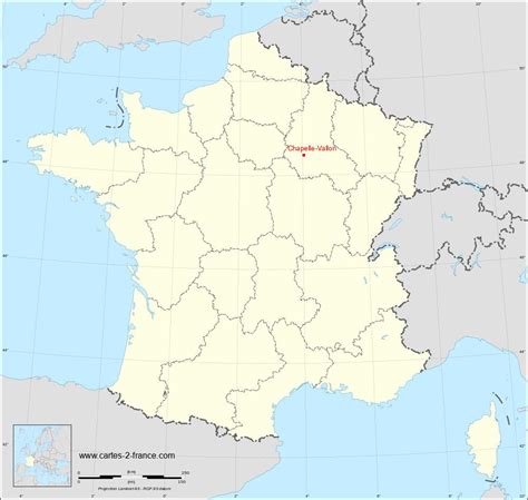Carte De Chapelle Vallon Situation Géographique Et Population De