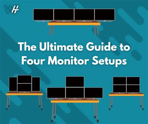 The Ultimate Guide To Four Monitor Desk Setups