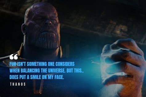 10 Powerful Quotes By Your Favourite Villain Thanos The Unvisited