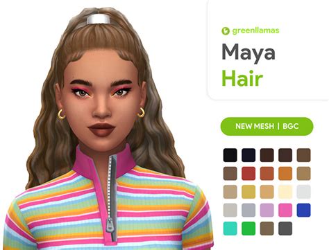 Best Sims 4 Maxis Match Ponytail Hair Cc All Free Fandomspot