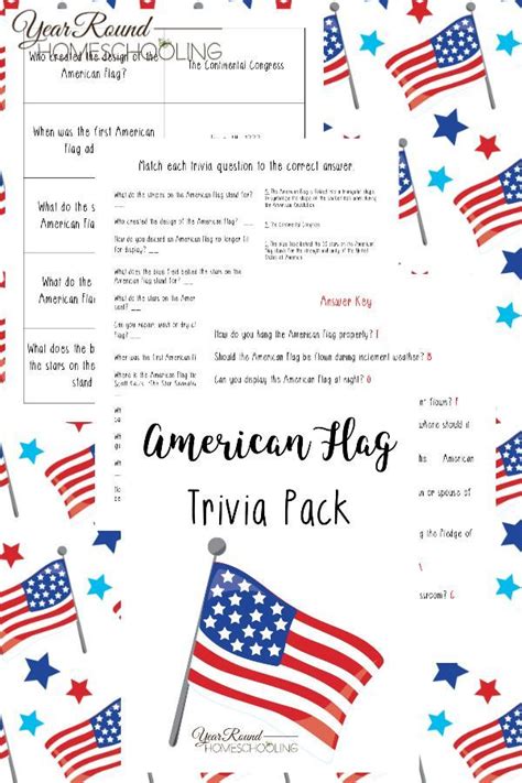 American Flag Trivia Pack American Flag