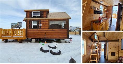 This Freedom Style Tiny House Is A Miniature Cabin On Wheels