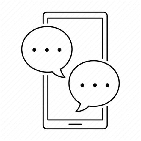 Sms Message Text Mobile Phone Smartphone Screen Icon Download