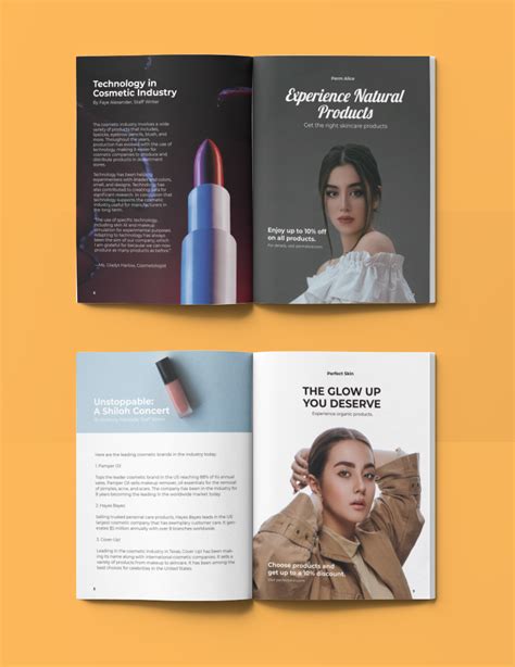Free Basic Product Magazine Template Download In Word Indesign