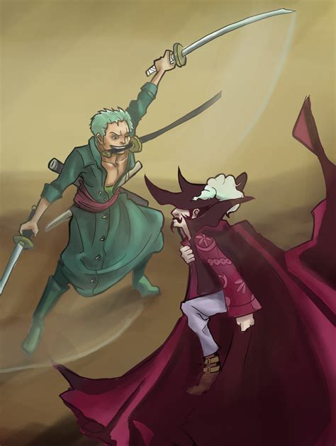 Fanime 2012 Zoro Vs Mihawk By Ultramike82 On Deviantart